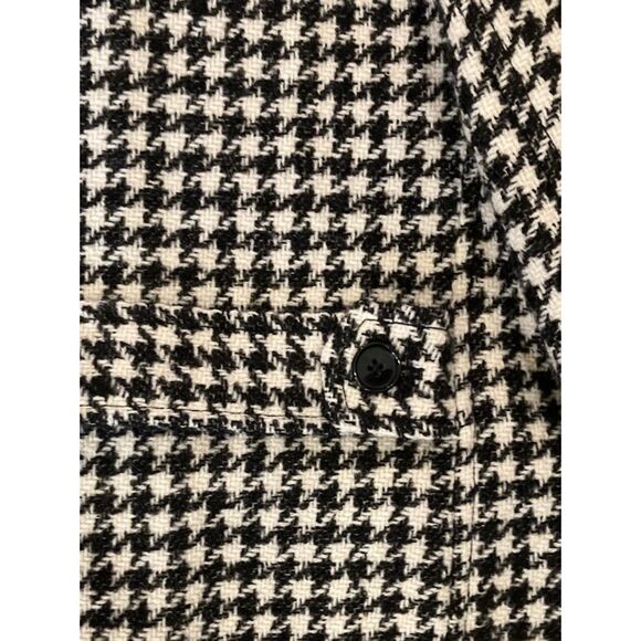 COPY - Kate Spade houndstooth wool coat detachable pink fur collar lined NWOT s… - Picture 12 of 15